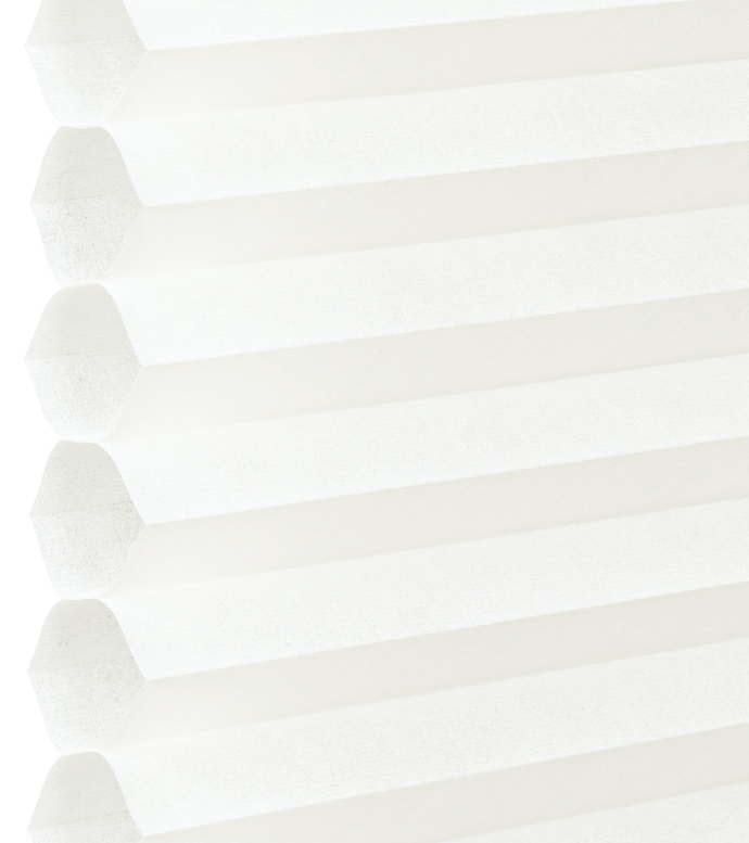 ハニカムスクリーン 白色 生地断面